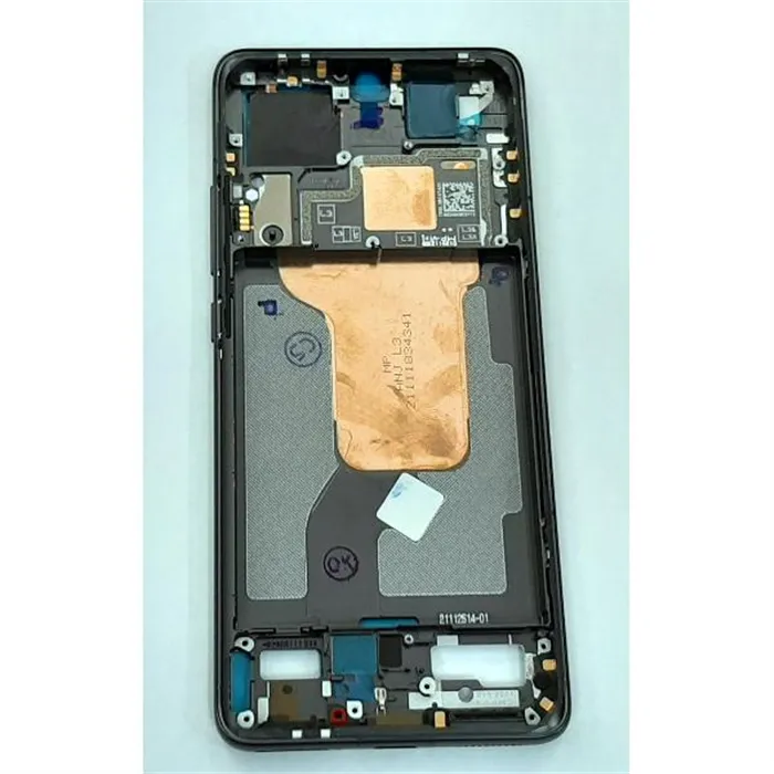 Carcasa central o marco negro para Xiaomi 12 5G calidad premium