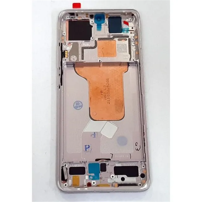 Pantalla lcd para Xiaomi 12 5G mas tactil negro mas marco plata calidad premium
