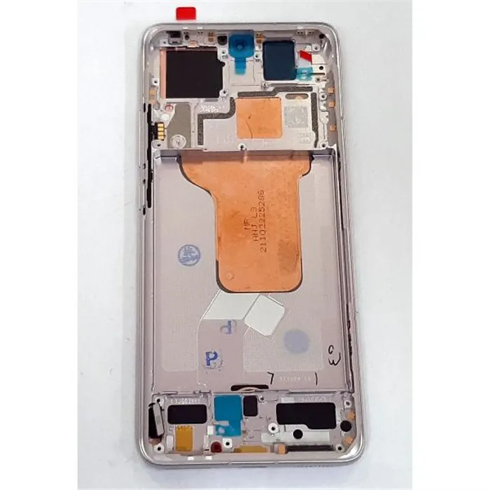 Pantalla lcd para Xiaomi 12 5G mas tactil negro mas marco plata calidad premium