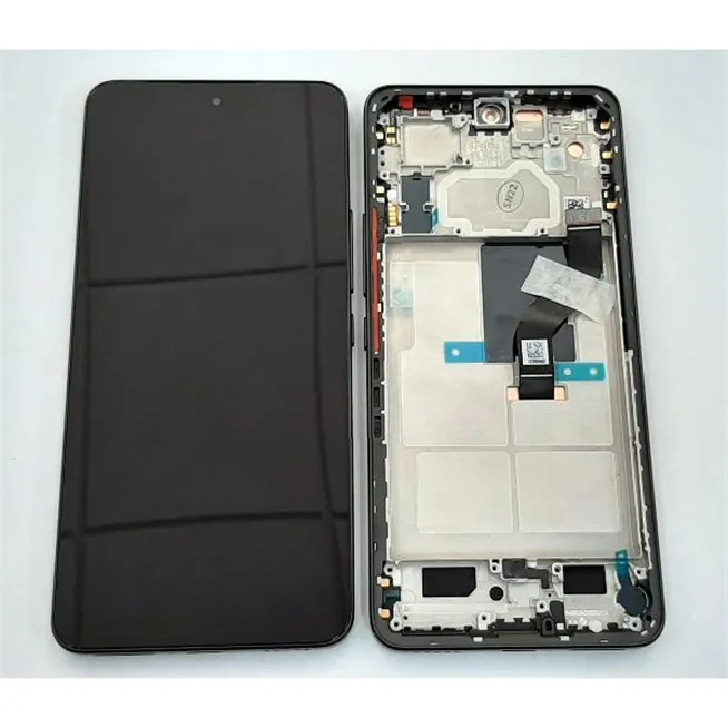 Pantalla lcd para Xiaomi 12 Lite 56000300L900 mas tactil negro mas marco negro Service Pack