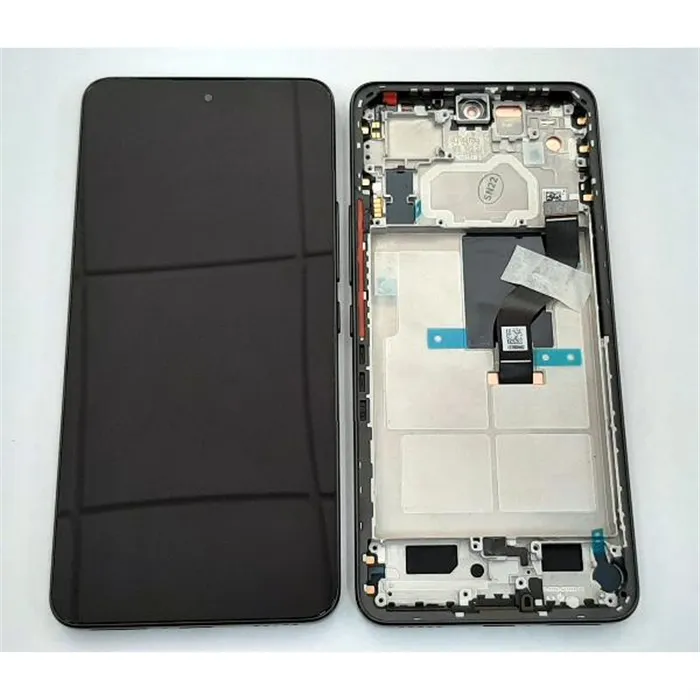 Pantalla lcd para Xiaomi 12 Lite 56000300L900 mas tactil negro mas marco negro Service Pack