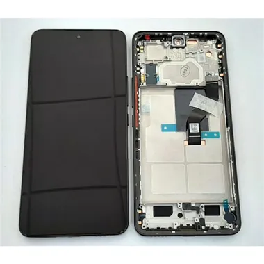 Pantalla lcd para Xiaomi 12 Lite 56000300L900 mas tactil negro mas marco negro Service Pack