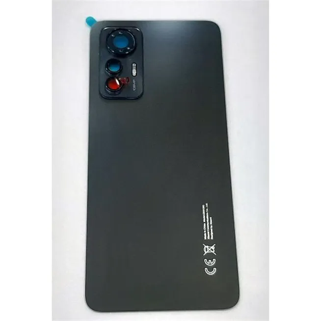 Tapa trasera o tapa bateria negra para Xiaomi 12 Lite mas cubierta camara