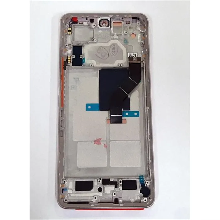 Pantalla lcd para Xiaomi 12 Lite 56000400L900 mas tactil negro mas marco rosa Service Pack