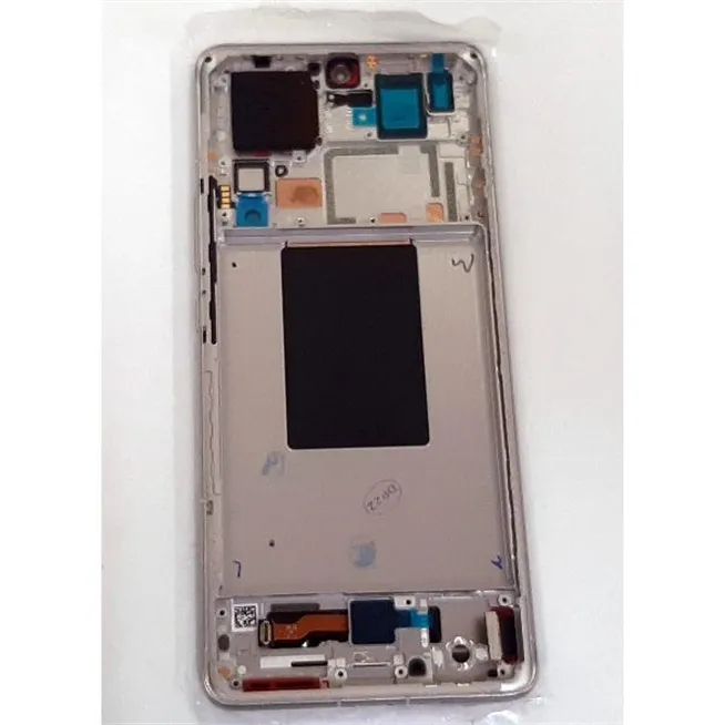 Pantalla lcd para Xiaomi 12 Pro 5G 56000500L200 mas tactil negro mas marco dorado Service Pack