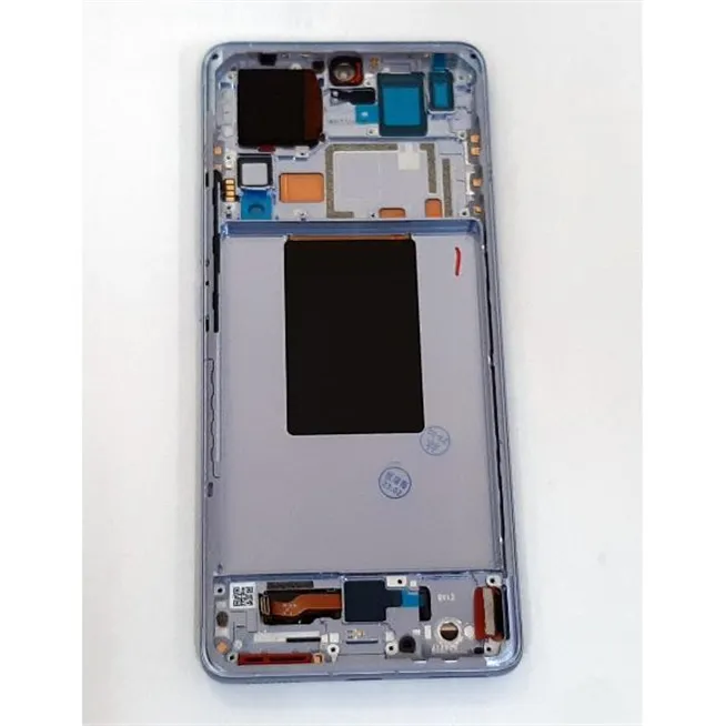 Pantalla lcd para Xiaomi 12 Pro 5G mas tactil negro mas marco azul calidad premium