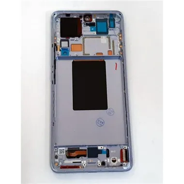 Pantalla lcd para Xiaomi 12 Pro 5G mas tactil negro mas marco azul calidad premium