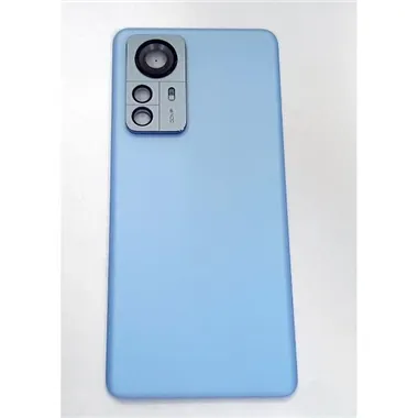 Tapa trasera o tapa bateria azul para Xiaomi 12 Pro 5G mas cubierta camara