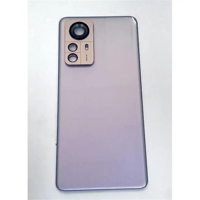 Tapa trasera o tapa bateria purpura para Xiaomi 12 Pro 5G mas cubierta camara