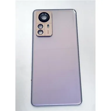 Tapa trasera o tapa bateria purpura para Xiaomi 12 Pro 5G mas cubierta camara