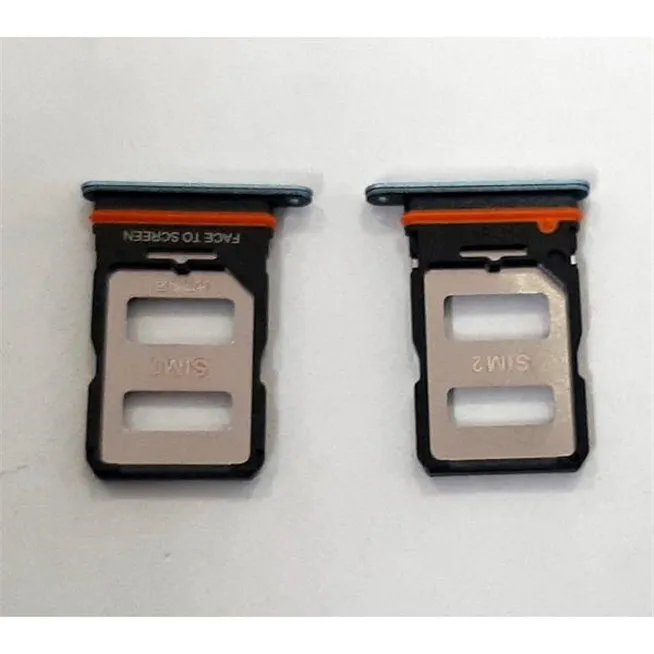 Soporte o bandeja dual sim azul para Xiaomi  12T  12T Pro calidad premium