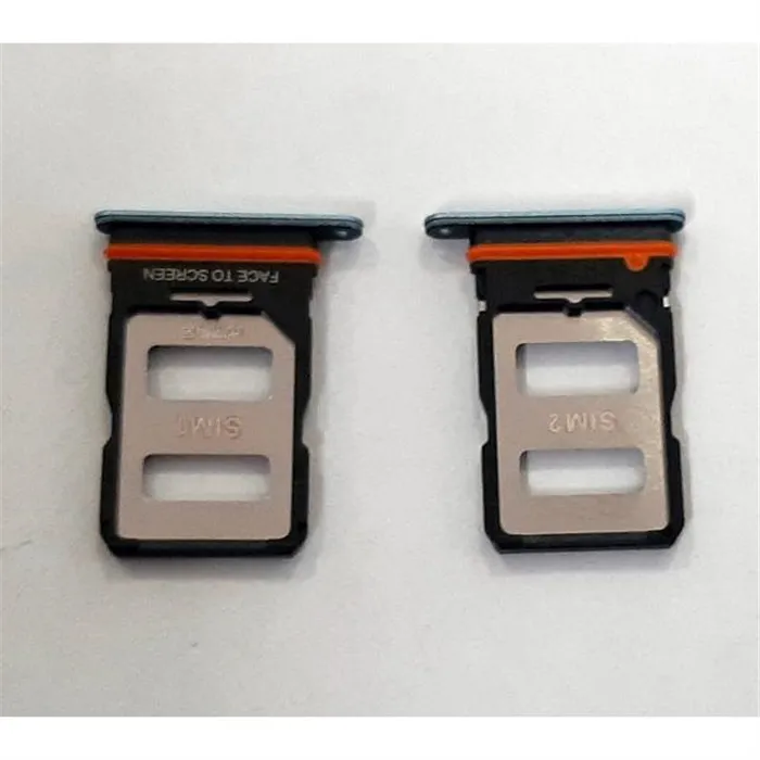 Soporte o bandeja dual sim azul para Xiaomi  12T  12T Pro calidad premium