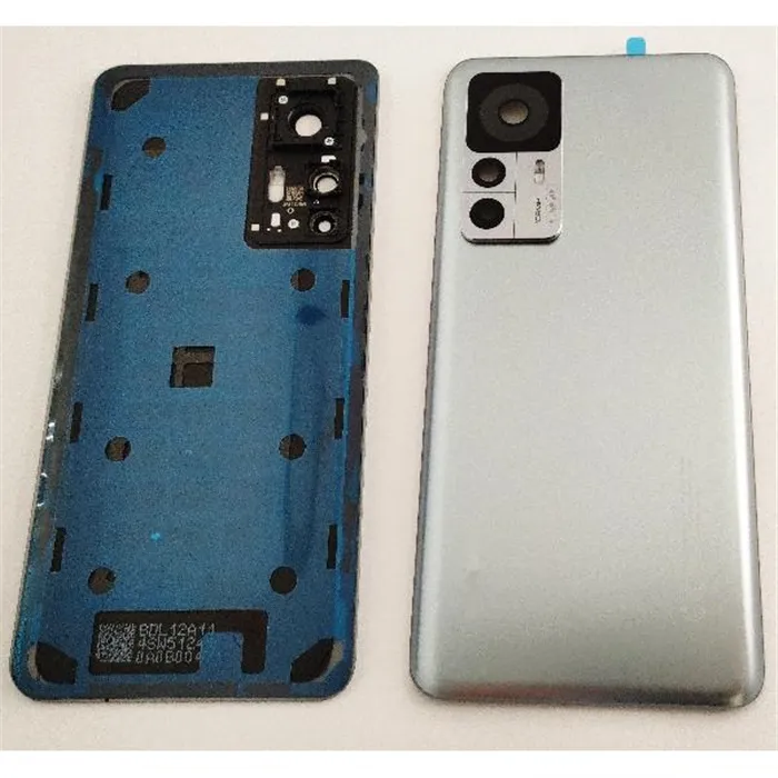 Tapa trasera o tapa bateria plata para Xiaomi  12T 108MP mas cubierta camara
