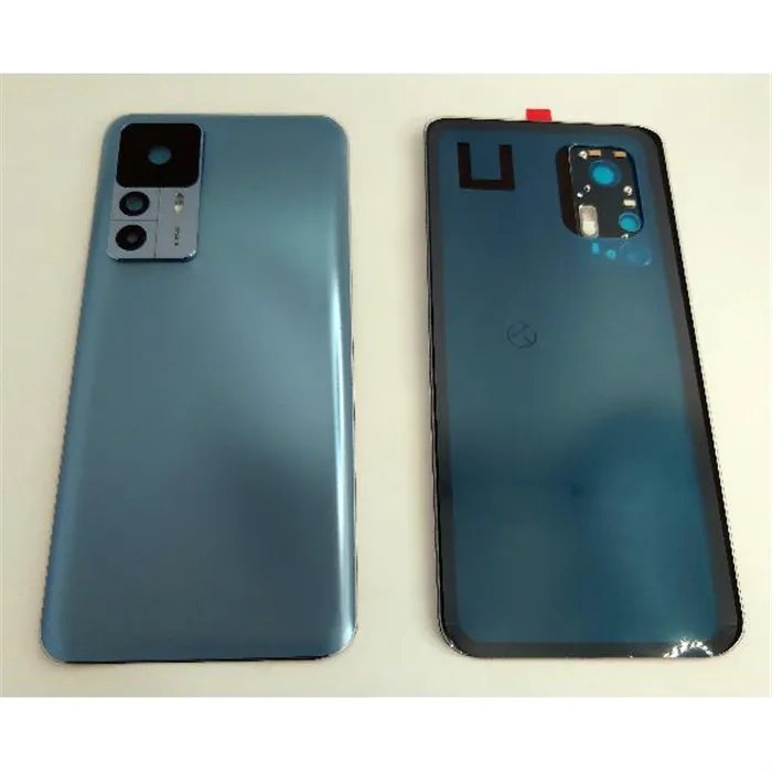 Tapa trasera o tapa bateria azul para Xiaomi 12T / 12T Pro 108MP  mas cubierta camara CSL