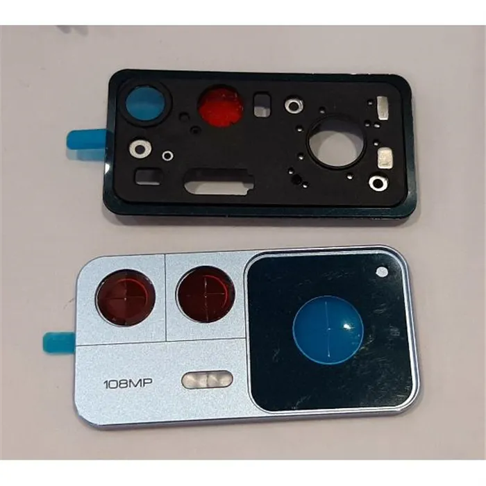 Lente camara para Xiaomi  12T mas cubierta azul calidad premium