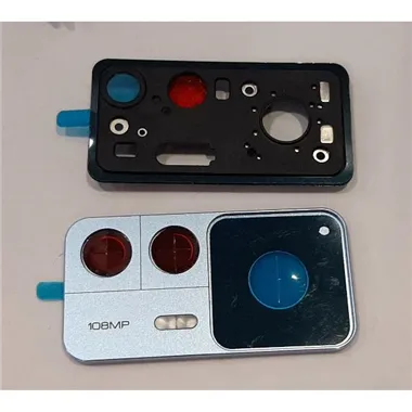 Lente camara para Xiaomi  12T mas cubierta azul calidad premium