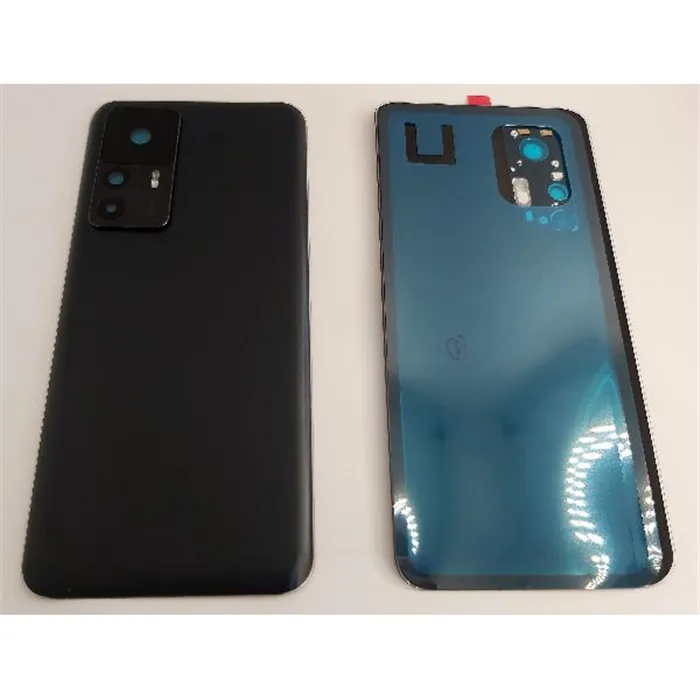 Tapa trasera o tapa bateria negro para Xiaomi 12T / 12T Pro mas cubierta camara CSL