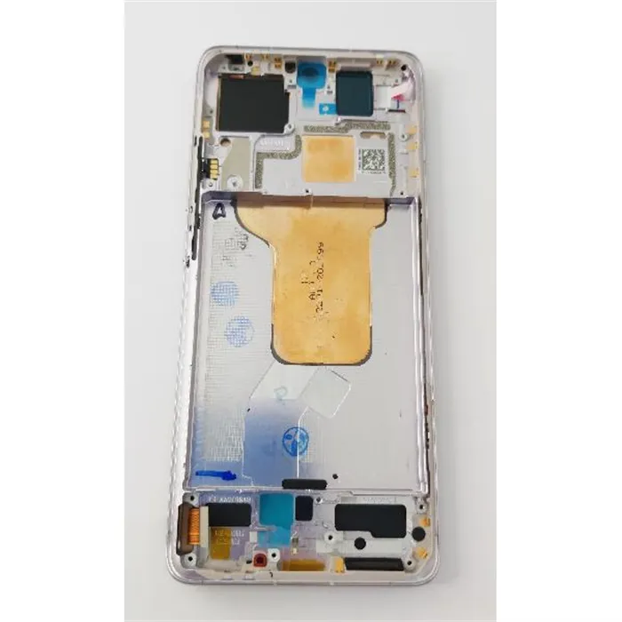Pantalla lcd para Xiaomi 12 Xiaomi 12X mas tactil negro con marco purpura compatible tiene reconocimiento facial