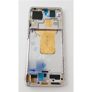 Pantalla lcd para Xiaomi 12 Xiaomi 12X mas tactil negro con marco purpura compatible tiene reconocimiento facial