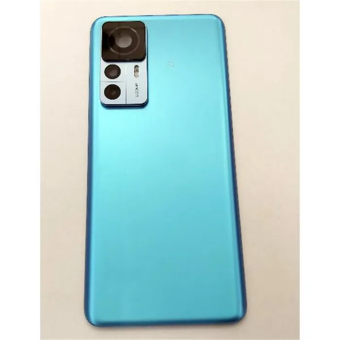 Tapa trasera o tapa bateria azul para Xiaomi 12T Pro 200MP mas cubierta camara