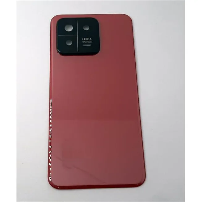 Tapa trasera o tapa bateria roja para Xiaomi 13 5G mas cubierta camara