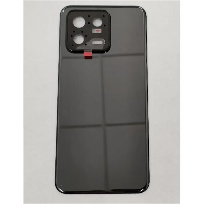 tapa trasera o tapa bateria negra para Xiaomi 13 5G mas lente camara negra calidad premium