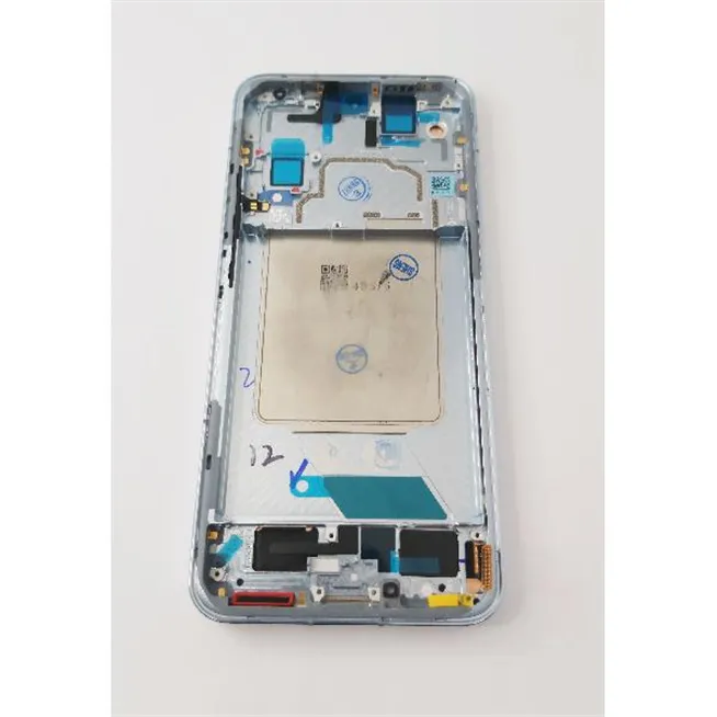 Pantalla lcd para Xiaomi 13 mas tactil negro con marco azul calidad premium