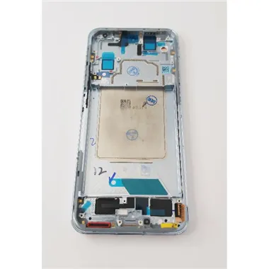 Pantalla lcd para Xiaomi 13 mas tactil negro con marco azul calidad premium