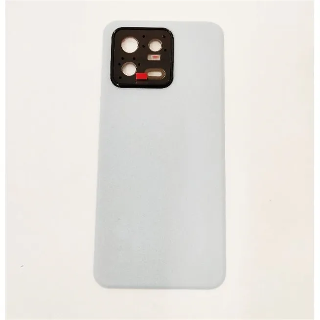 tapa trasera o tapa bateria blanca para Xiaomi 13 5G mas lente camara negra calidad premium