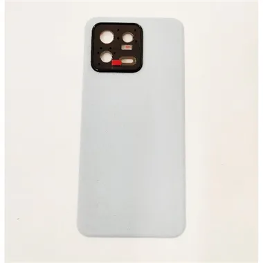 tapa trasera o tapa bateria blanca para Xiaomi 13 5G mas lente camara negra calidad premium