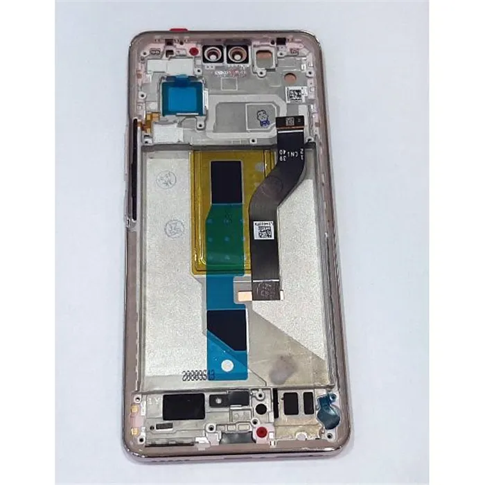 Pantalla lcd para Xiaomi 13 Lite 5G mas tactil negro mas marco rosa calidad premium