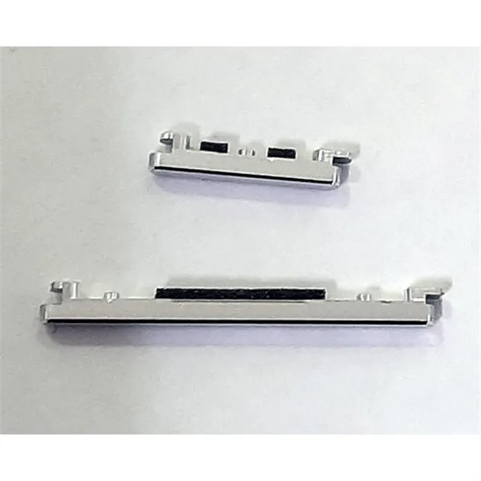 Set 2 botones platas para Xiaomi 13 Pro 5G calidad premium