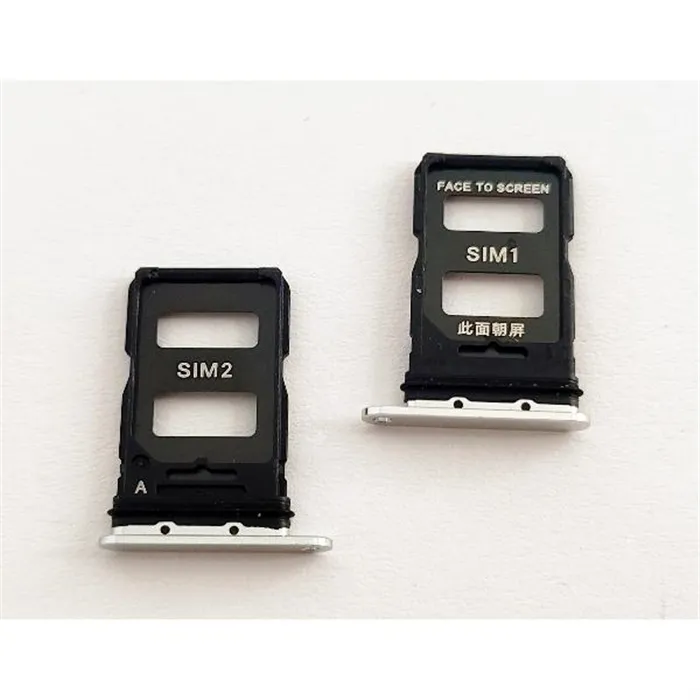 Soporte o bandeja dual sim blanca para Xiaomi 13 Pro calidad premium