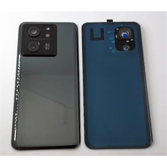 Tapa trasera o tapa bateria negra para Xiaomi 13T 13T Pro mas cubierta camara