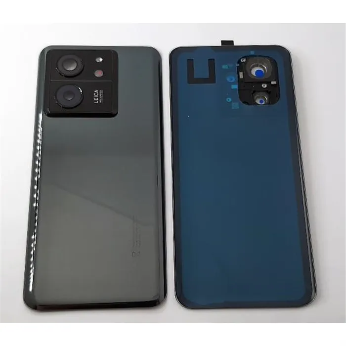 Tapa trasera o tapa bateria negra para Xiaomi 13T 13T Pro mas cubierta camara
