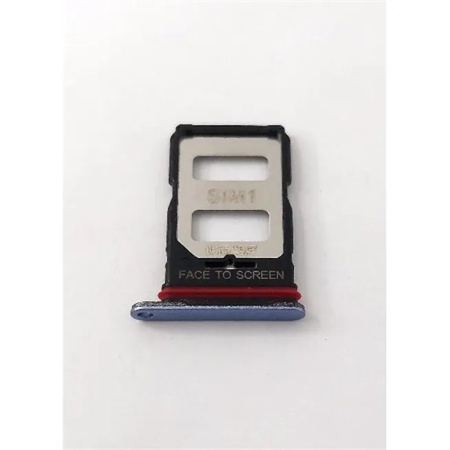 Soporte o bandeja dual sim azul para Xiaomi 13T 13T Pro calidad premium