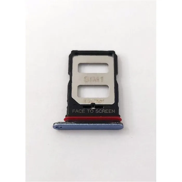 Soporte o bandeja dual sim azul para Xiaomi 13T 13T Pro calidad premium