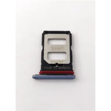 Soporte o bandeja dual sim azul para Xiaomi 13T 13T Pro calidad premium