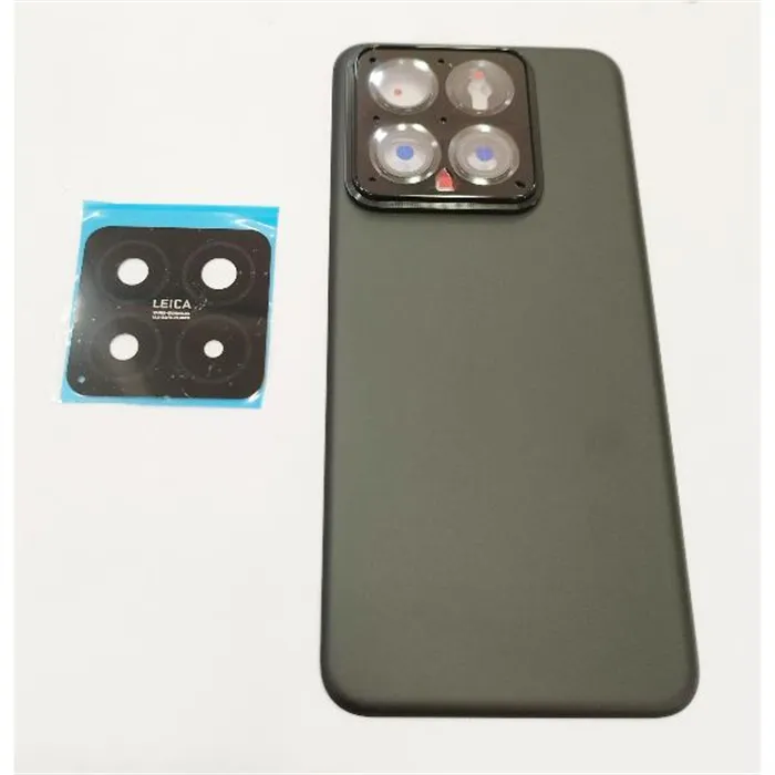 Tapa trasera o tapa bateria negra para Xiaomi 14 mas lente de camara