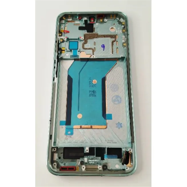 Panjtalla lcd para Xiaomi 14 mas tactil negro mas marco verde calidad premium