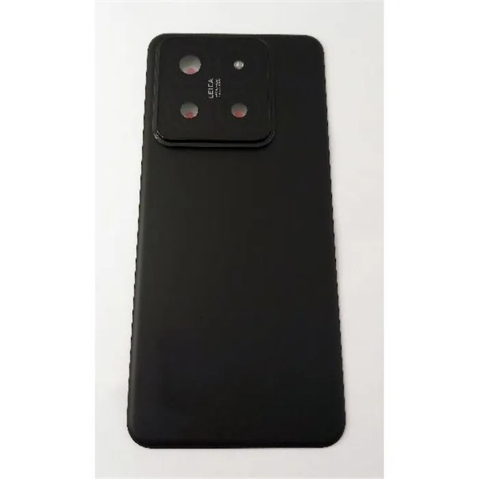 Tapa trasera o tapa bateria negra con lente de camara para Xiaomi 14 Pro calidad premium