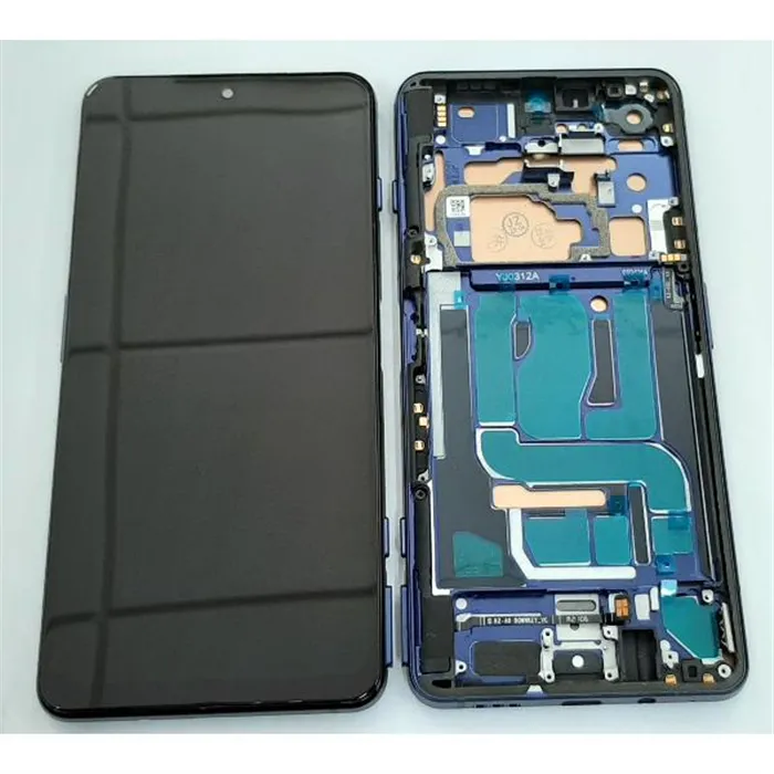Pantalla lcd para Xiaomi Black Shark 4 Black Shark 4 Pro mas tactil negro mas marco azul calidad incell