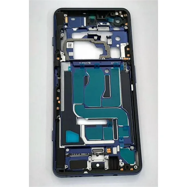 Carcasa central o marco azul para Xiaomi Black Shark 4 calidad premium