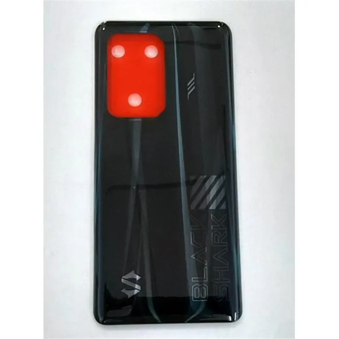 Tapa trasera o tapa bateria negra para Xiaomi Black Shark 5