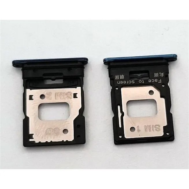 Soporte o bandeja dual sim azul para Xiaomi MI 11 Lite calidad premium