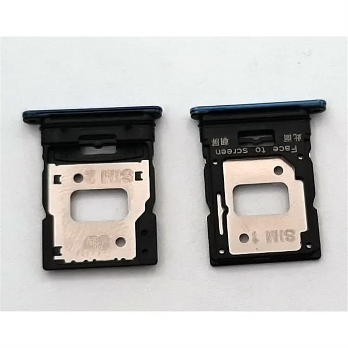 Soporte o bandeja dual sim azul para Xiaomi MI 11 Lite calidad premium