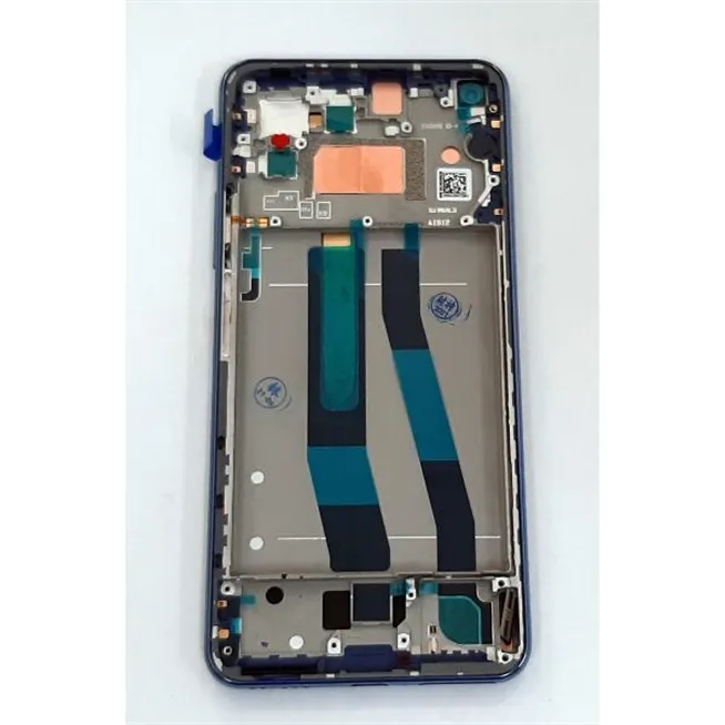 Pantalla lcd para Xiaomi MI 11 Lite mas tactil negro mas marco azul calidad premium