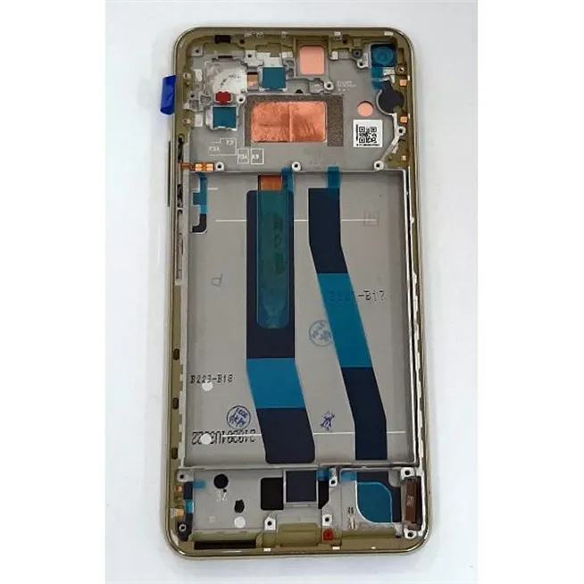 Pantalla lcd para Xiaomi MI 11 Lite mas tactil negro mas marco dorado calidad premium