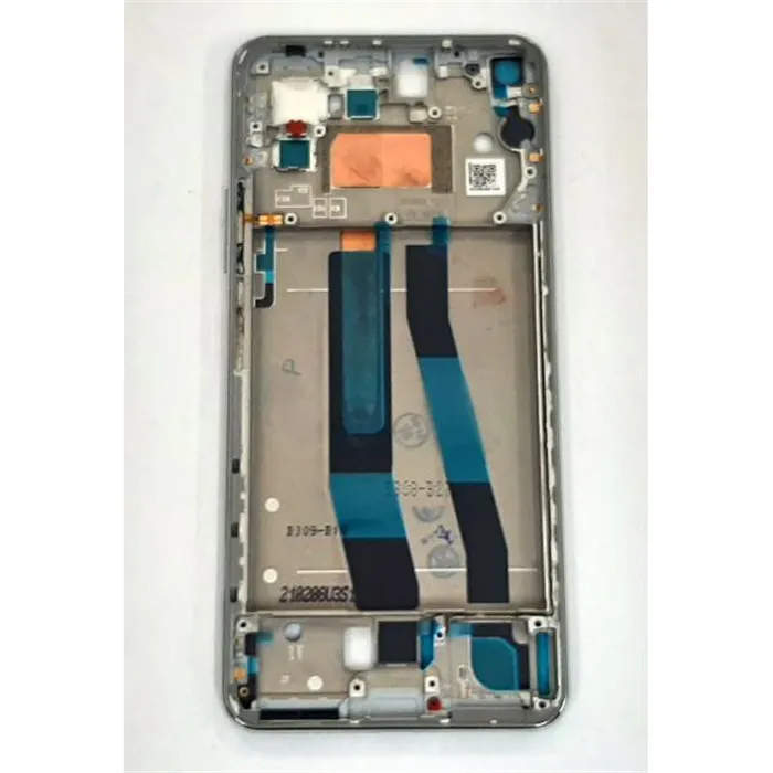 Carcasa central o marco plata para Xiaomi Mi 11 Lite calidad premium