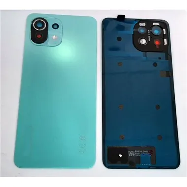Tapa trasera o tapa bateria verde para Xiaomi MI 11 Lite mas cubierta camara